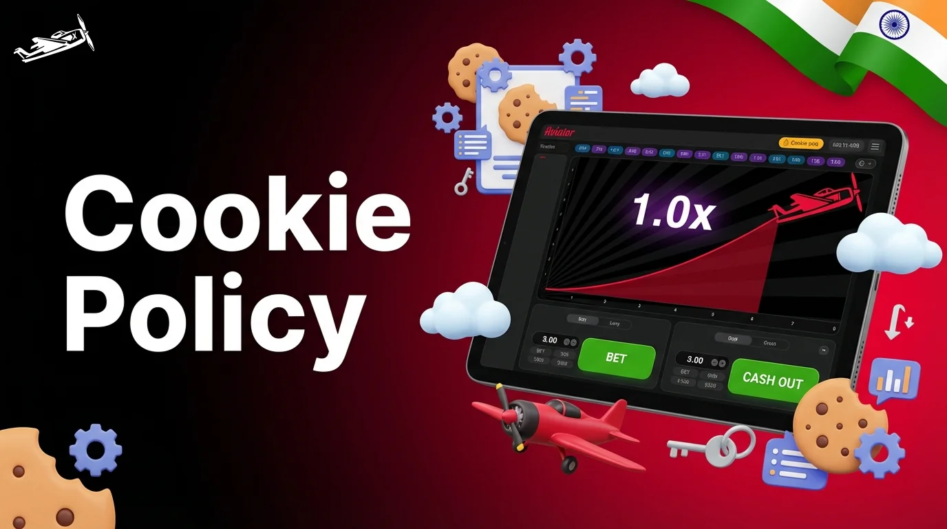 Aviator India cookies policy and tracking settings in app
